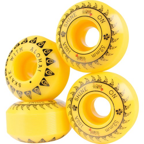 JUCKER HAWAII Skateboard Wheels SHINERS  52x32 102 A