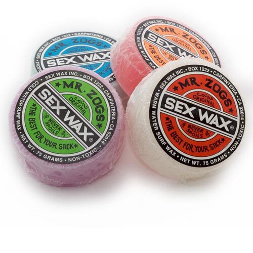 Surf & Skimboard Wax Mr. ZOGS Sex Wax Original Surf Wax Warm (18-26 C)